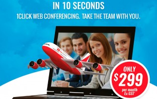 Qantaslink Huddle Room 1 Click Web Conferencing