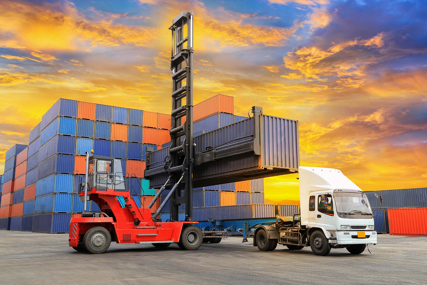 Bollore Logistics - Cargo on dock
