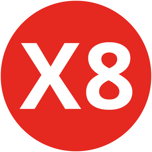 8x8 X8