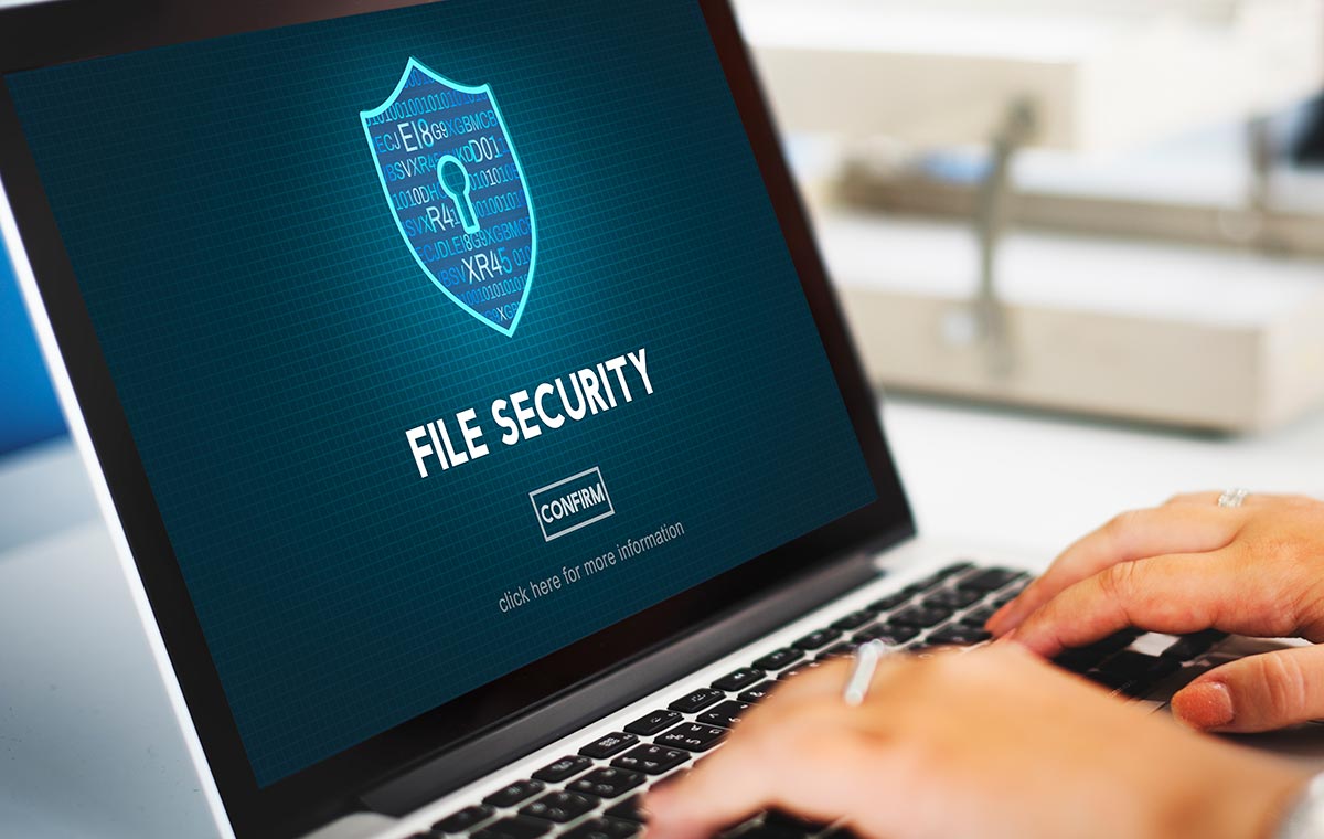 file security on a laptop