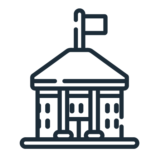 Government building icon